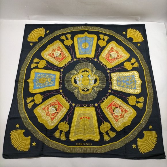 Hermes Scarf set Silk Satin - Picture 1 of 4